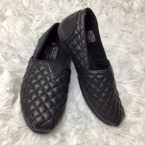 Bobs from Skechers Slip On Quilted Pattern Black Size 6